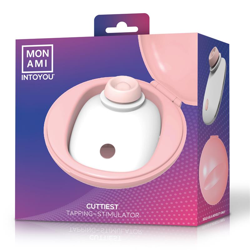 MON AMI - CUTTIEST ESTIMULADOR CON TAPPING Y CAJA PROTECTORA DE CARGA MAGNÉTICA