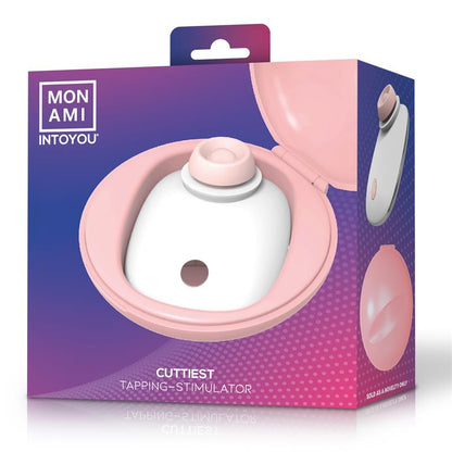 MON AMI - CUTTIEST ESTIMULADOR CON TAPPING Y CAJA PROTECTORA DE CARGA MAGNÉTICA