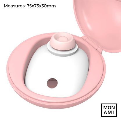 MON AMI - CUTTIEST ESTIMULADOR CON TAPPING Y CAJA PROTECTORA DE CARGA MAGNÉTICA
