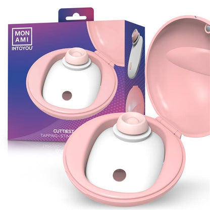 MON AMI - CUTTIEST ESTIMULADOR CON TAPPING Y CAJA PROTECTORA DE CARGA MAGNÉTICA