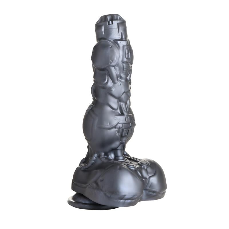 CREATURE COCKS - CYBORG COCK DILDO METAL CON THRUSTING Y VIBRACIÓN