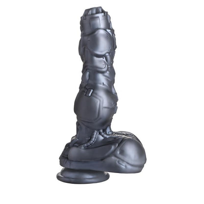 CREATURE COCKS - CYBORG COCK DILDO METAL CON THRUSTING Y VIBRACIÓN