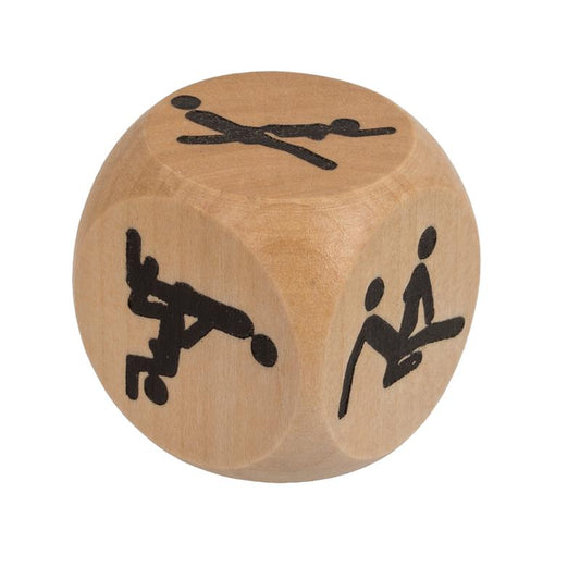 OOTB - DADO MADERA KAMASUTRA 3X3 CM 1 UNIDAD