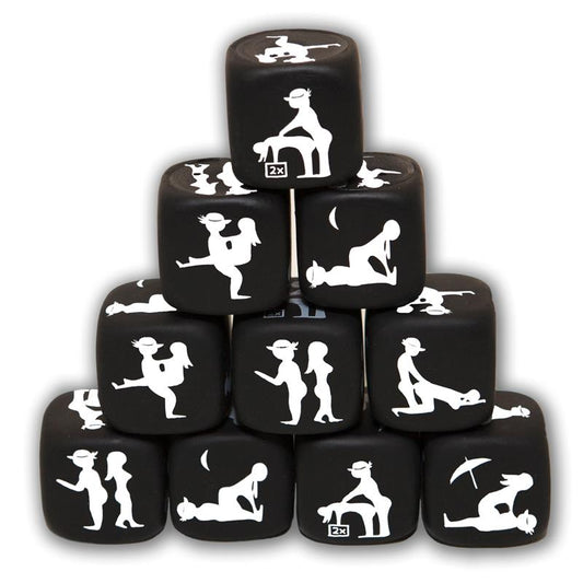 DIVERTY SEX - DADO NEGRO DE POSTURAS