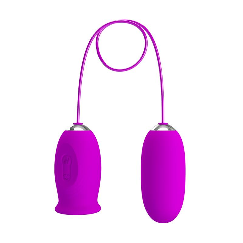 PRETTYLOVE - DAISY HUEVO VIBRADOR Y ESTIMULADOR CON LENGUA