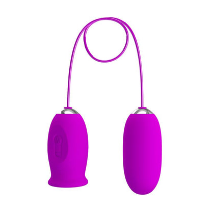PRETTYLOVE - DAISY HUEVO VIBRADOR Y ESTIMULADOR CON LENGUA