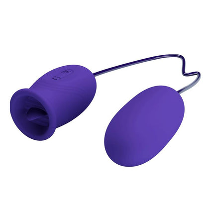 PRETTYLOVE - DAISY YOUTH HUEVO VIBRADOR Y LENGUA ESTIMULADORA