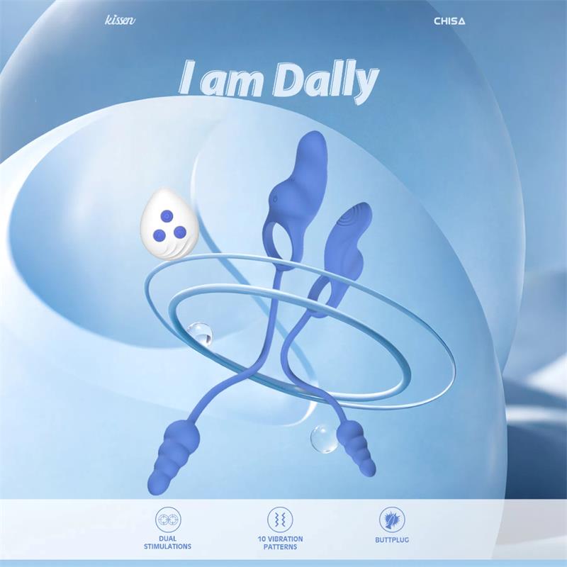 CHISA - DALLY PLUG ANAL CON ANILLO CON VIBRACION