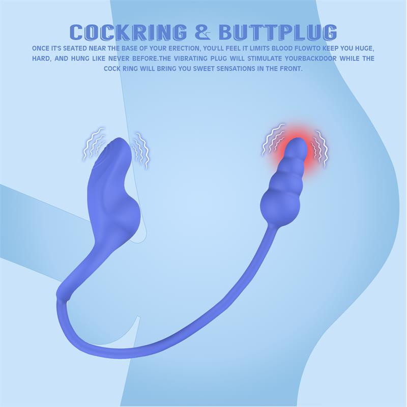 CHISA - DALLY PLUG ANAL CON ANILLO CON VIBRACION