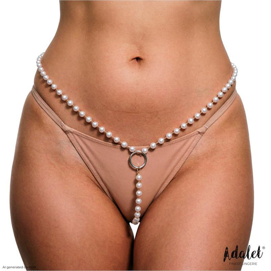 ADALET LINGERIE - DANNA TANGA DE PERLAS TALLA ÚNICA