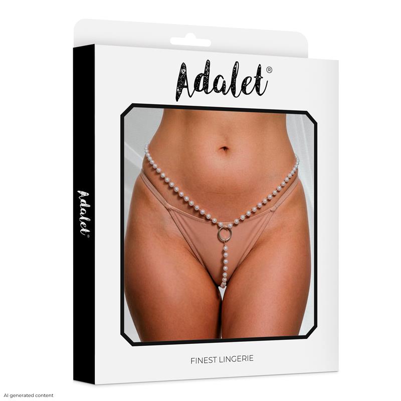ADALET LINGERIE - DANNA TANGA DE PERLAS TALLA ÚNICA