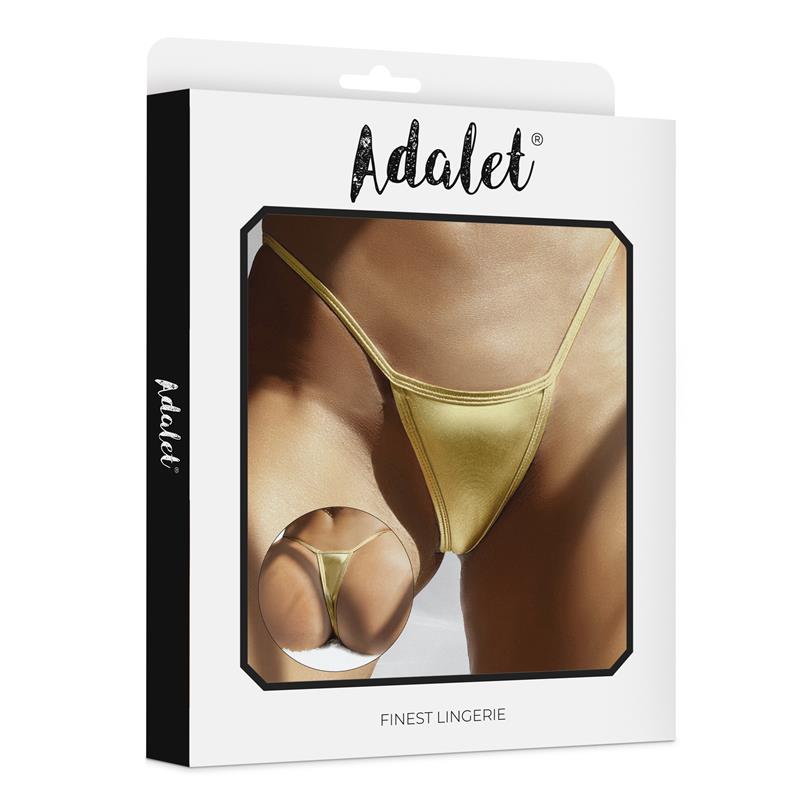 ADALET LINGERIE - DAPHNE TANGA CLÁSICO DORADO