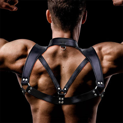 INTOYOU BDSM LINE - DARIUS ARNÉS MASCULINO PARA EL PECHO CUERO VEGANO