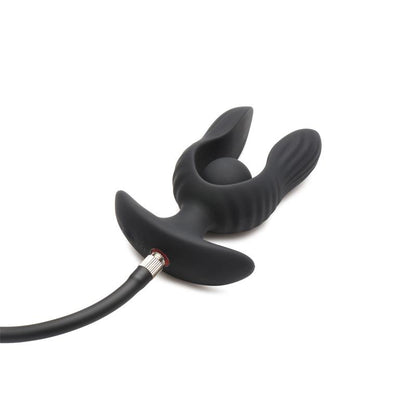 MASTER SERIES - DARK PEARL PLUG ANAL CON INFLADO Y VIBRACIÓN CON CONTROL REMOTO