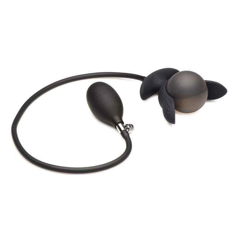 MASTER SERIES - DARK PEARL PLUG ANAL CON INFLADO Y VIBRACIÓN CON CONTROL REMOTO