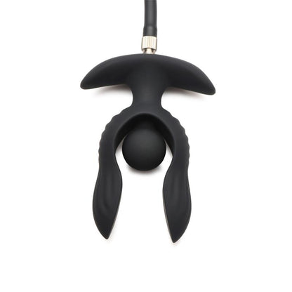 MASTER SERIES - DARK PEARL PLUG ANAL CON INFLADO Y VIBRACIÓN CON CONTROL REMOTO