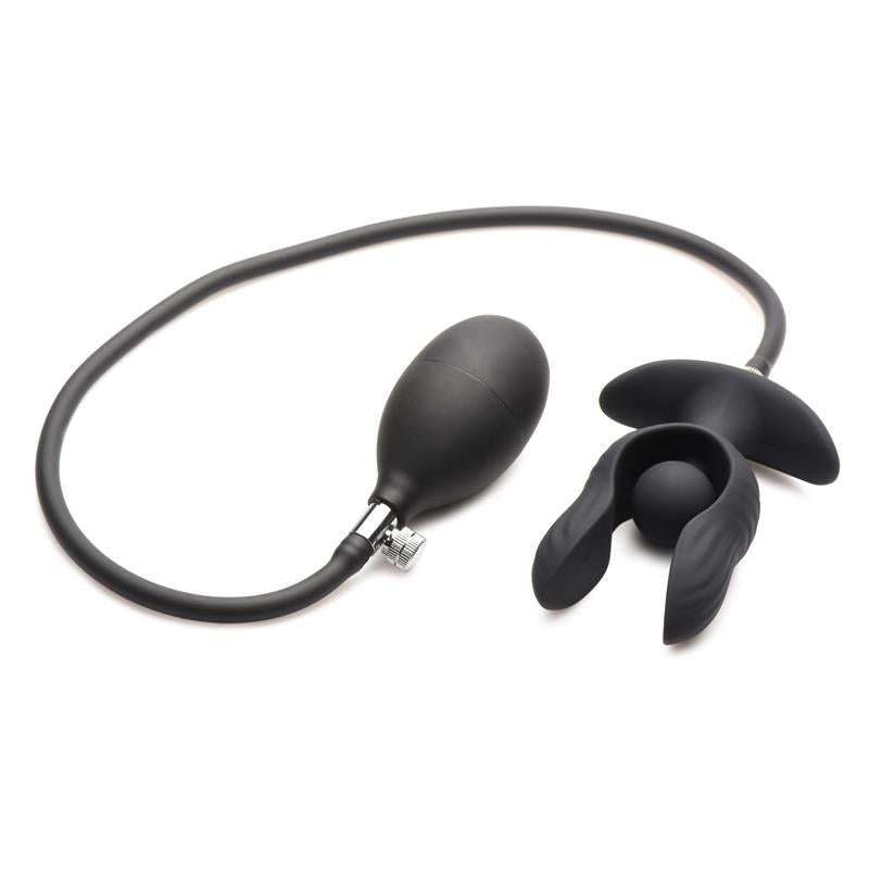 MASTER SERIES - DARK PEARL PLUG ANAL CON INFLADO Y VIBRACIÓN CON CONTROL REMOTO