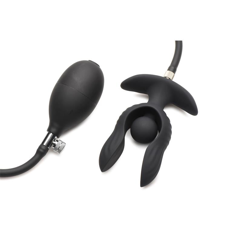 MASTER SERIES - DARK PEARL PLUG ANAL CON INFLADO Y VIBRACIÓN CON CONTROL REMOTO