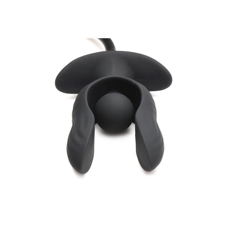 MASTER SERIES - DARK PEARL PLUG ANAL CON INFLADO Y VIBRACIÓN CON CONTROL REMOTO