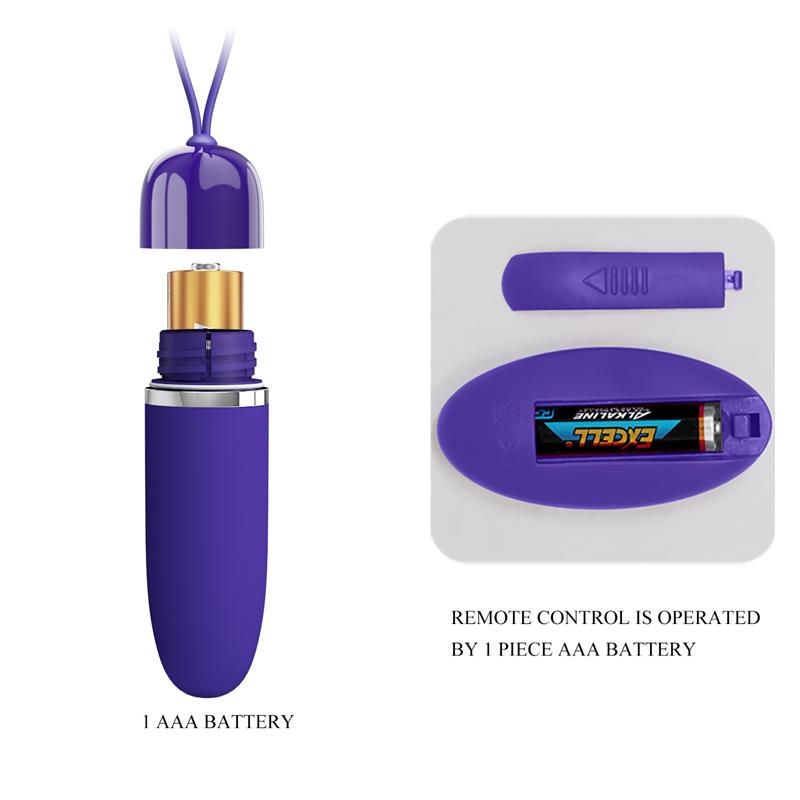 PRETTYLOVE - DARLENE YOUTH HUEVO VIBRADOR CON CONTROL REMOTO