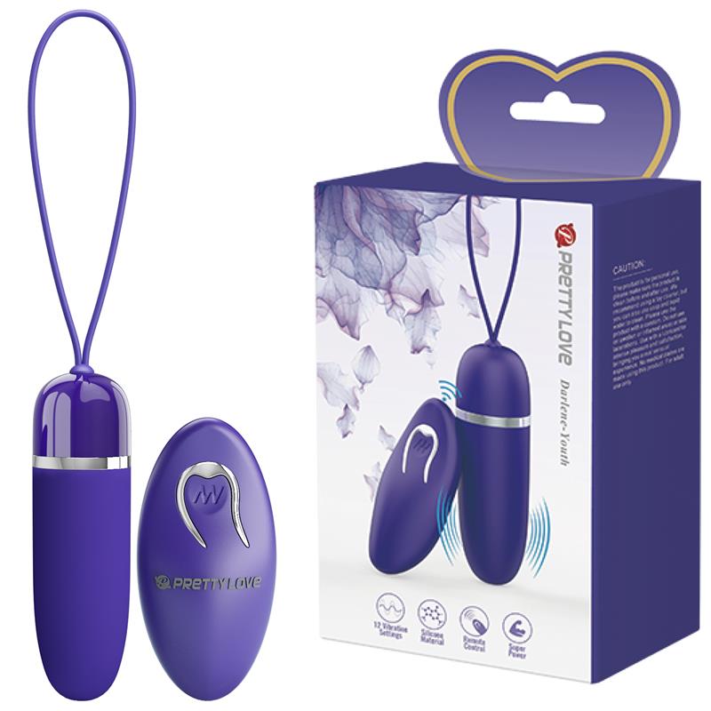 PRETTYLOVE - DARLENE YOUTH HUEVO VIBRADOR CON CONTROL REMOTO