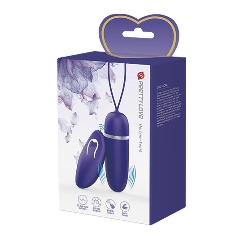 PRETTYLOVE - DARLENE YOUTH HUEVO VIBRADOR CON CONTROL REMOTO