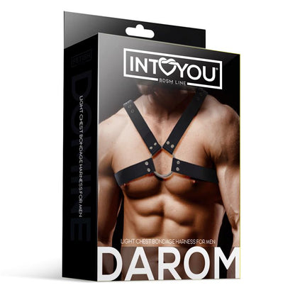 INTOYOU BDSM LINE - DAROM ARNÉS MASCULINO PARA BONDAGE CUERO VEGANO
