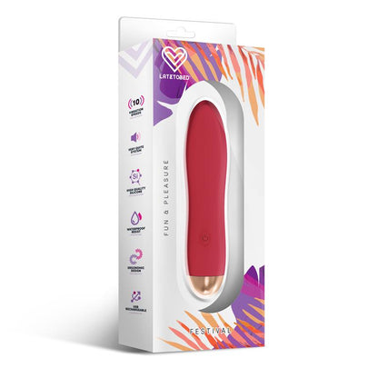 FESTIVAL - DAWEL ESTIMULADOR 10 VELOCIDADES RUST RED