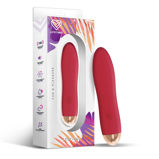 FESTIVAL - DAWEL ESTIMULADOR 10 VELOCIDADES RUST RED
