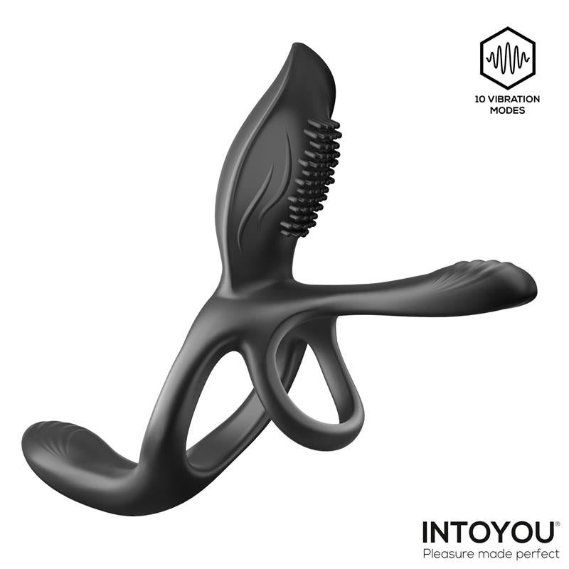 INTOYOU - DAXER DOBLE ANILLO PARA EL PENE CON ESTIMULADOR DE CLÍTORIS