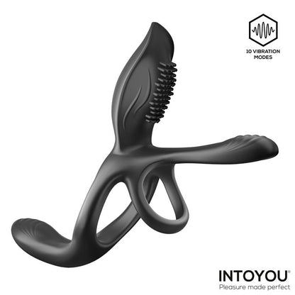 INTOYOU - DAXER DOBLE ANILLO PARA EL PENE CON ESTIMULADOR DE CLÍTORIS