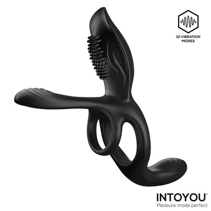 INTOYOU - DAXER DOBLE ANILLO PARA EL PENE CON ESTIMULADOR DE CLÍTORIS