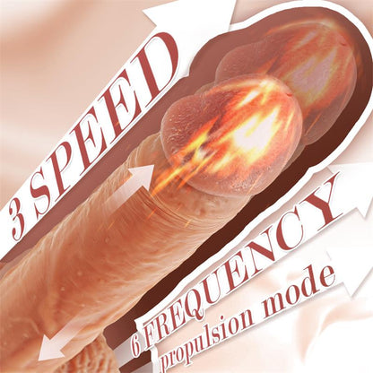 XISE - DEAN DILDO CON THRUSTING Y VIBRACIÓN 8