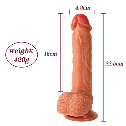 XISE - DEAN DILDO CON THRUSTING Y VIBRACIÓN 8