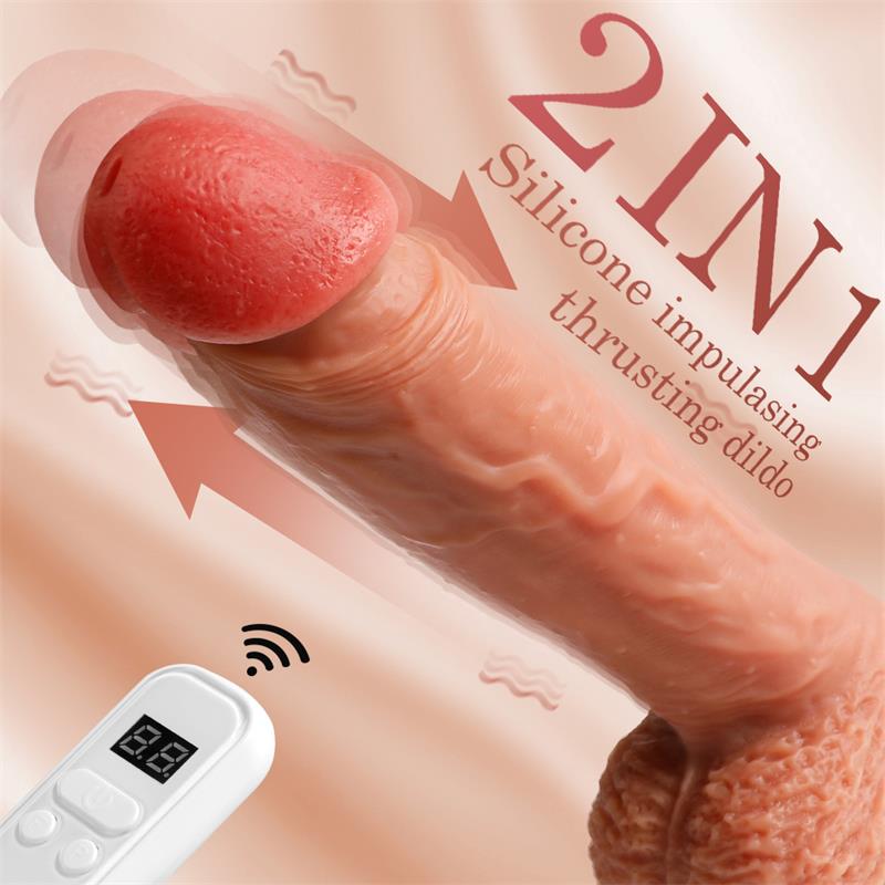 XISE - DEAN DILDO CON THRUSTING Y VIBRACIÓN 8