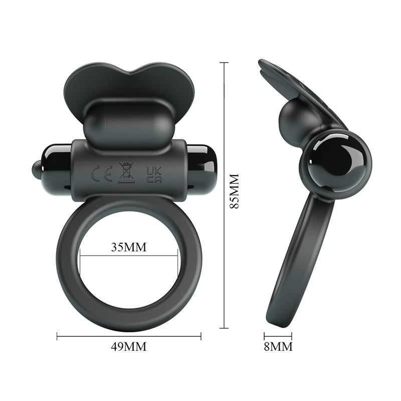 PRETTYLOVE - DEBONAIRE ANILLO PARA EL PENE CON VIBRACIÓN