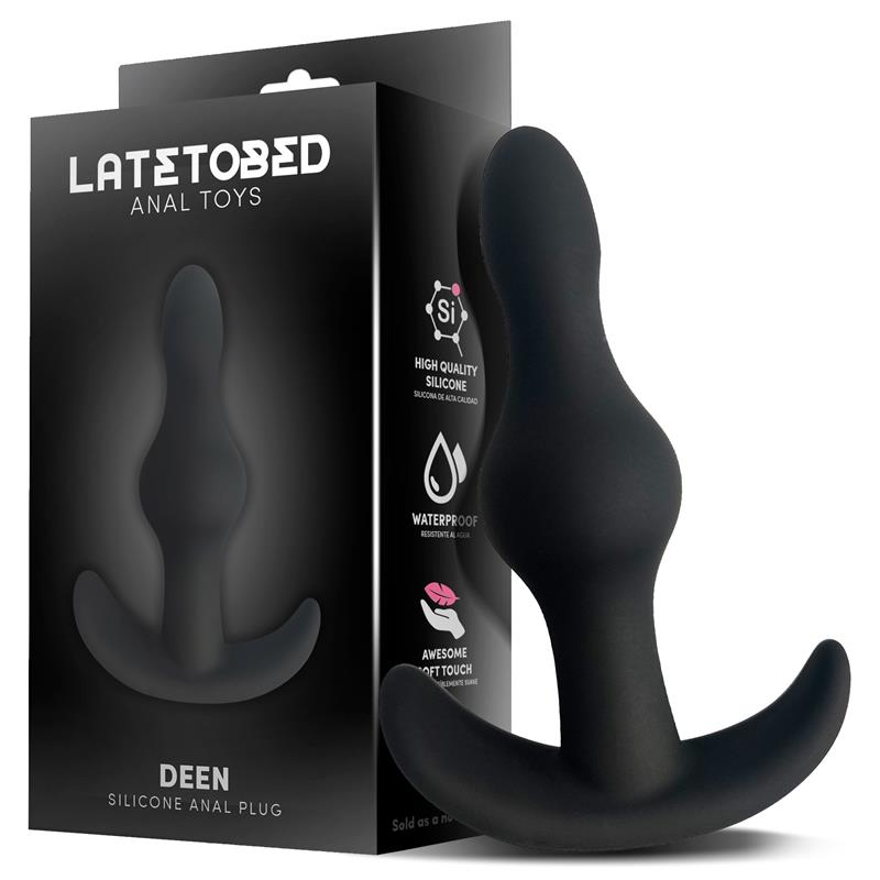 LATETOBED - DEEN PLUG ANAL DE SILICONA BASE EN ANCLA