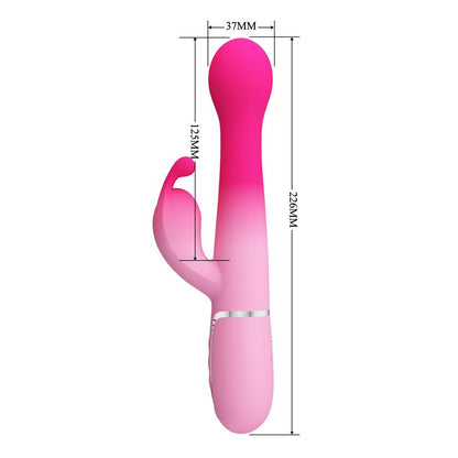 PRETTYLOVE - DEJON VIBRADOR CON THRUSTING Y BOLAS ROTATORIAS