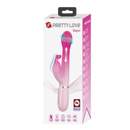 PRETTYLOVE - DEJON VIBRADOR CON THRUSTING Y BOLAS ROTATORIAS