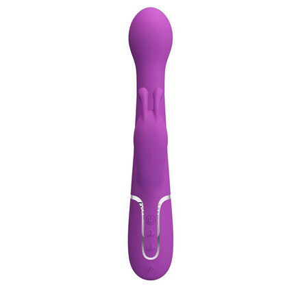 PRETTYLOVE - DEJON VIBRADOR CON THRUSTING Y ROTACIÓN TWINKLED