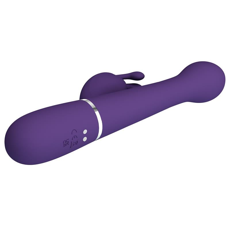 PRETTYLOVE - DEJON VIBRADOR CON THURSTING Y ROTACIÓN TWINKLED