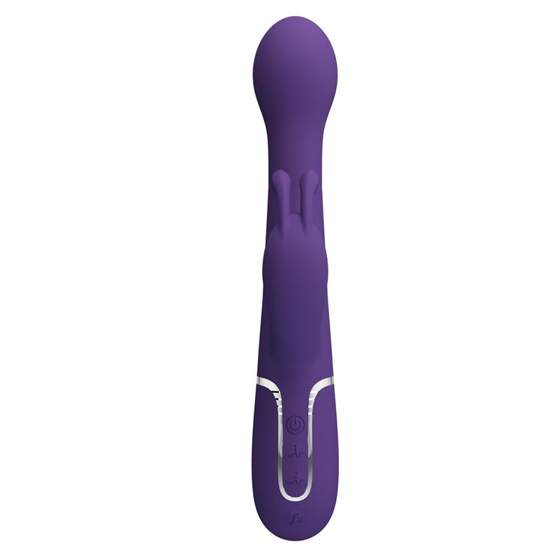 PRETTYLOVE - DEJON VIBRADOR CON THURSTING Y ROTACIÓN TWINKLED
