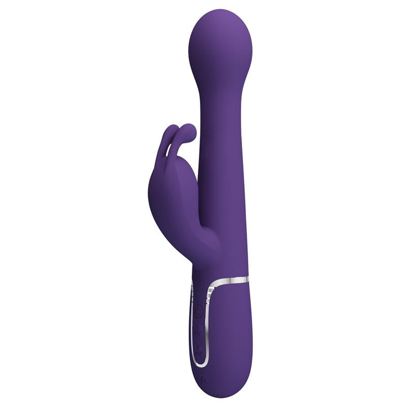 PRETTYLOVE - DEJON VIBRADOR CON THURSTING Y ROTACIÓN TWINKLED