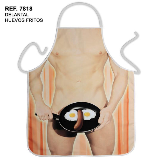 DIVERTY SEX - DELANTAL HUEVOS FRITOS DESNUDO