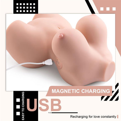 XISE - DELILAH MINI TORSO CON VIBRACIÓN 4.7 KG