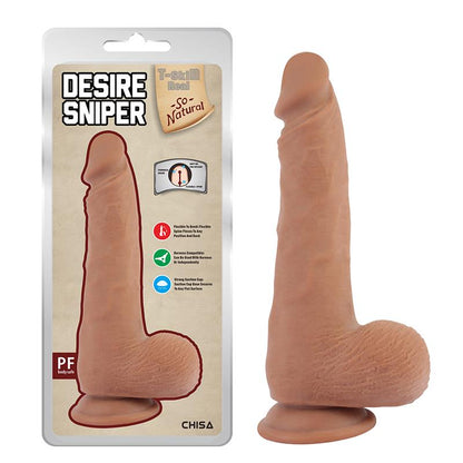 CHISA - DESIRE SNIPER DILDO DUAL DENSITY BRONCEADO 23CM