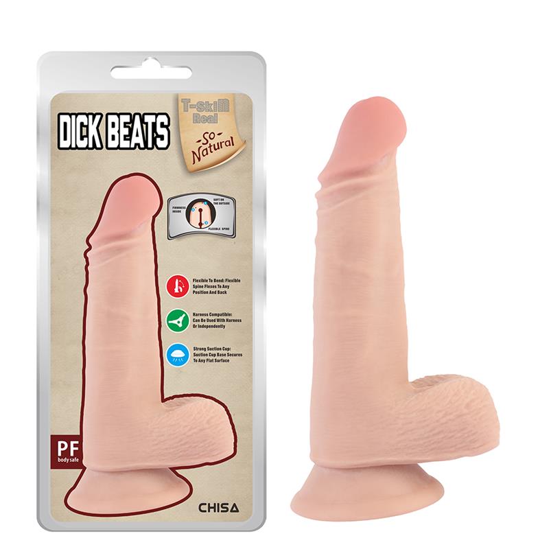 CHISA - DICK BEATS DILDO DUAL DENSITY 18CM