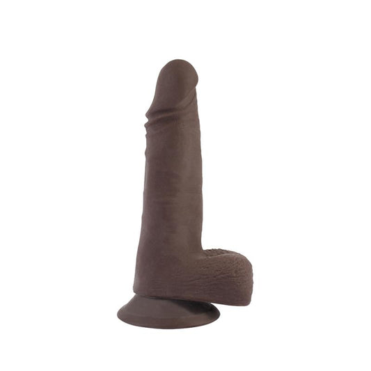 CHISA - DICK BEATS DILDO DUAL DENSITY MARRÓN 18CM