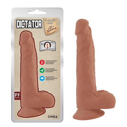 CHISA - DICTATOR DILDO DUAL DENSITY BRONCEADO 20.5CM