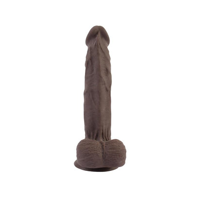 CHISA - DICTATOR DILDO DUAL DENSITY MARRÓN 20.5CM